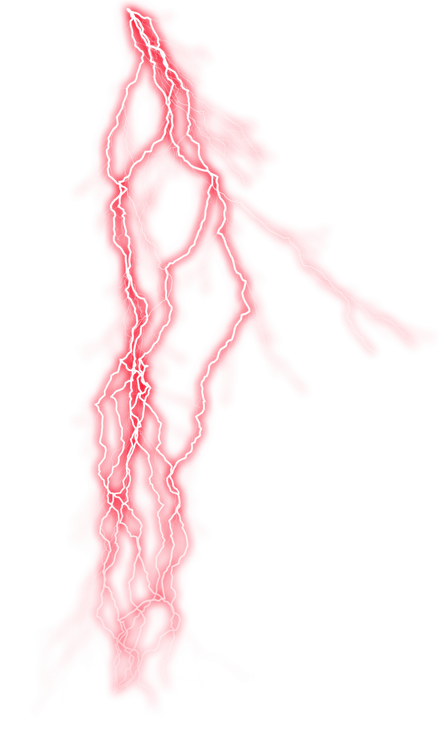 Red Lightning Bolt Illustration